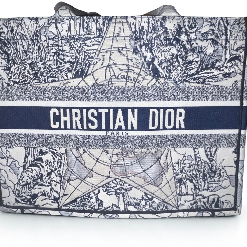 Dior Blue and White Womans Tote Bag
